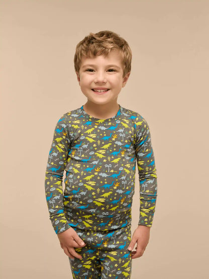 UltraModal™ Long Sleeve PJ Set - Kid's | Jurassic Nap