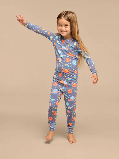 UltraModal™ Long Sleeve PJ Set - Kid's | Blast Off