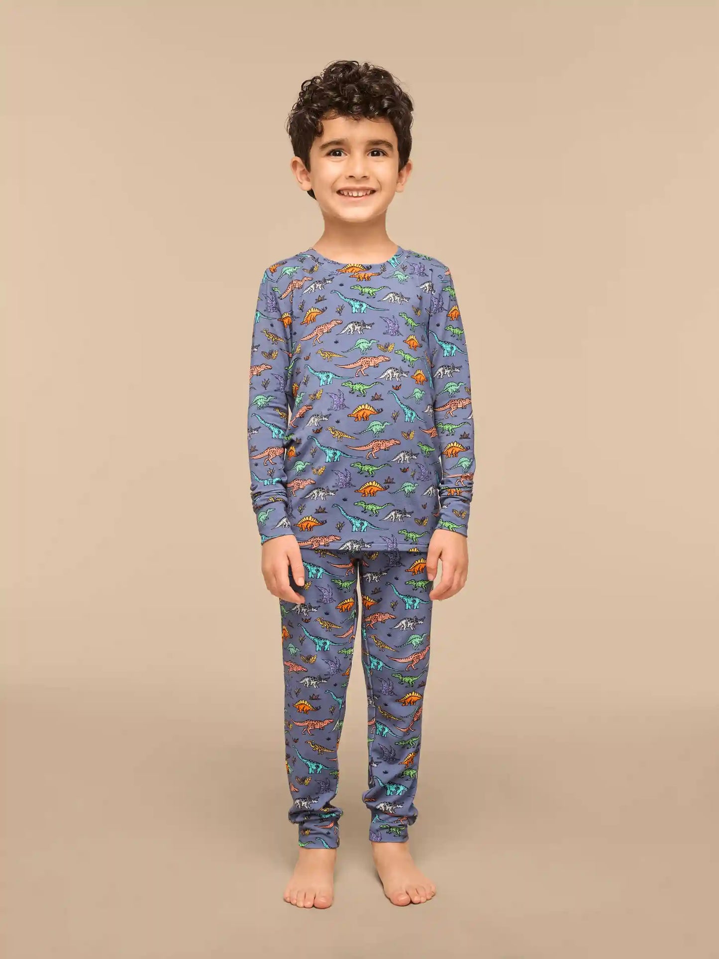 UltraModal™ Long Sleeve PJ Set - Kid's | Dinomite