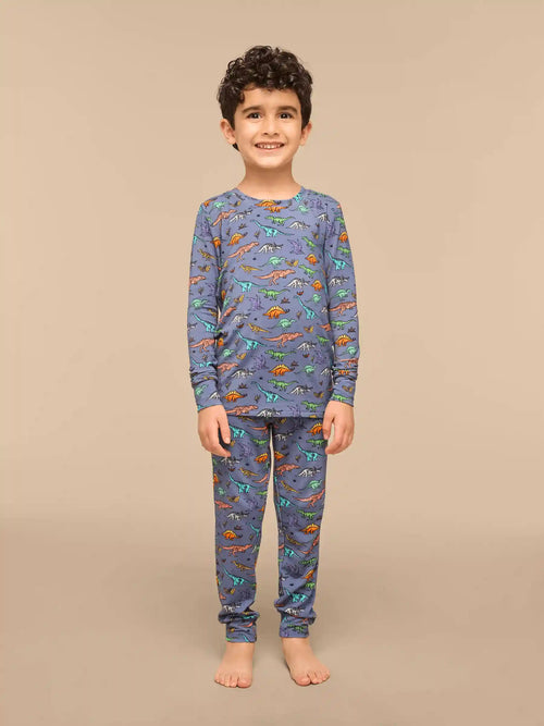 UltraModal™ Long Sleeve PJ Set - Kid's | Dinomite