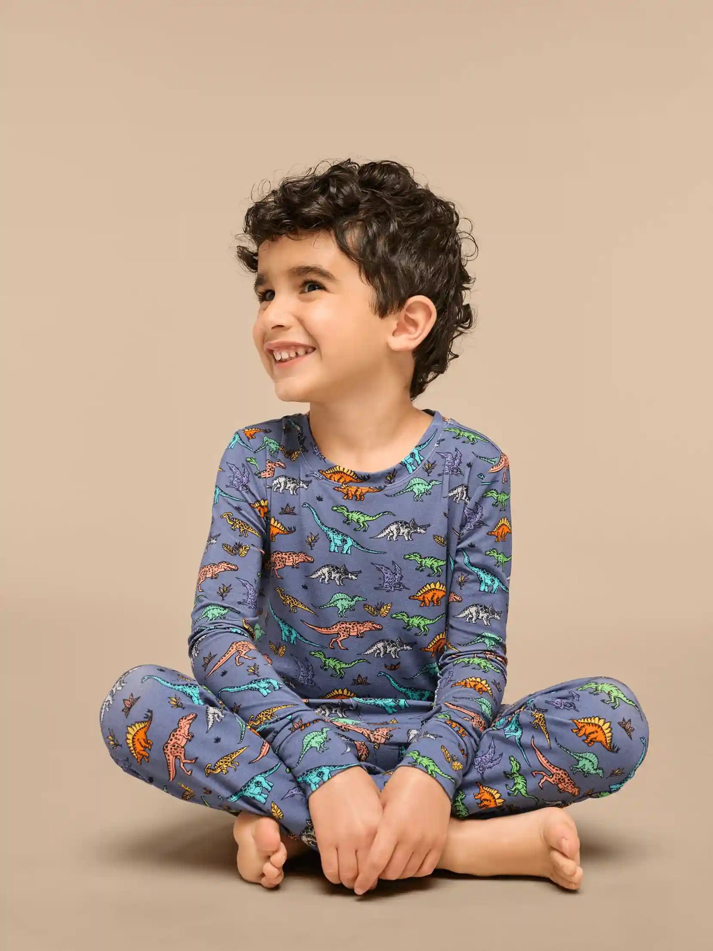UltraModal™ Long Sleeve PJ Set - Kid's | Dinomite