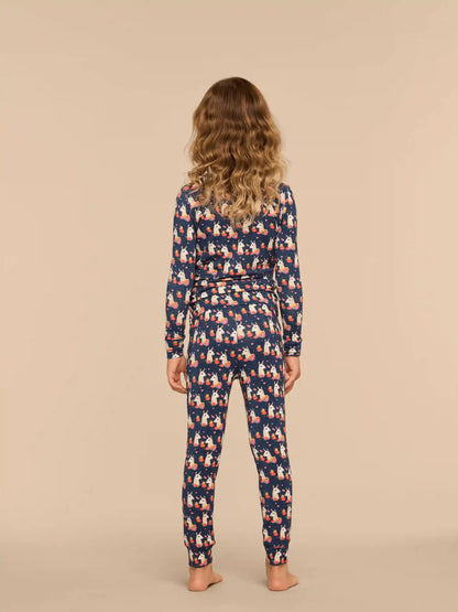 UltraModal™ Long Sleeve PJ Set - Kid's | Llama Llama