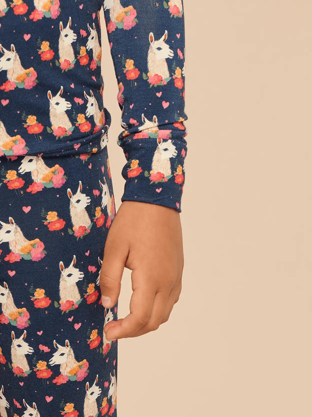 UltraModal™ Long Sleeve PJ Set - Kid's | Llama Llama