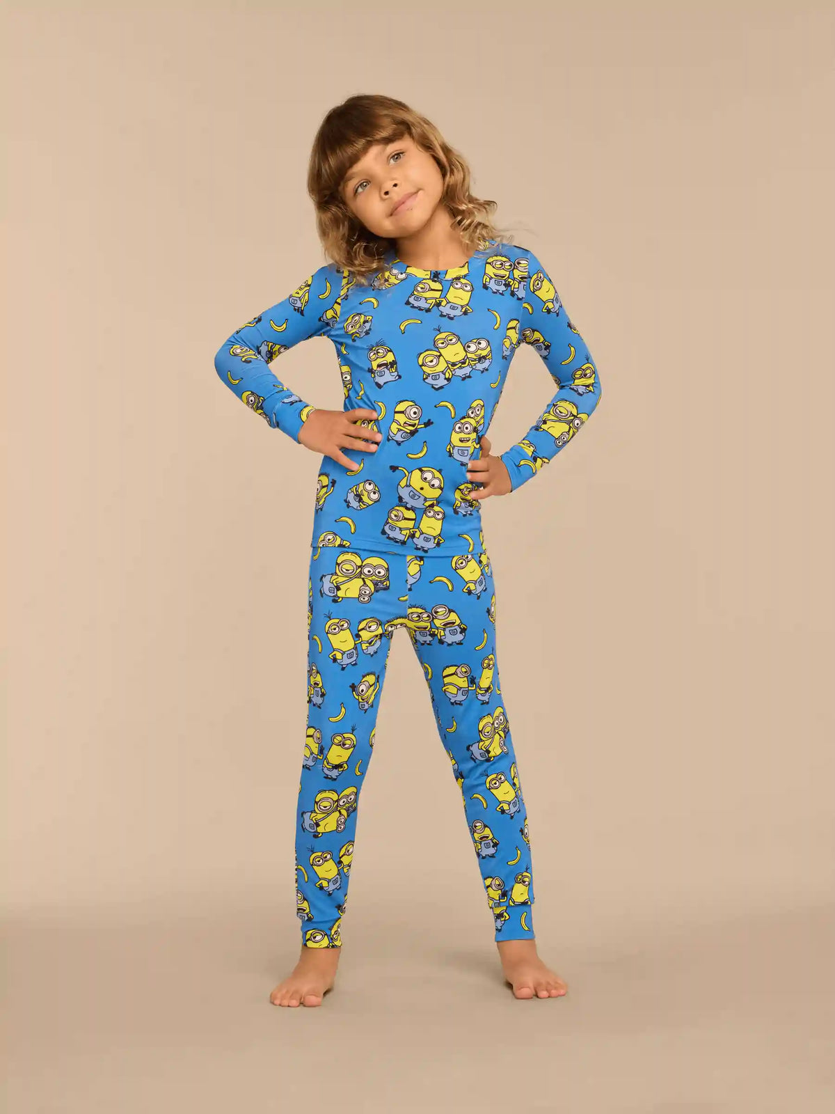 UltraModal™ Long Sleeve PJ Set - Kid's | C'est Banana