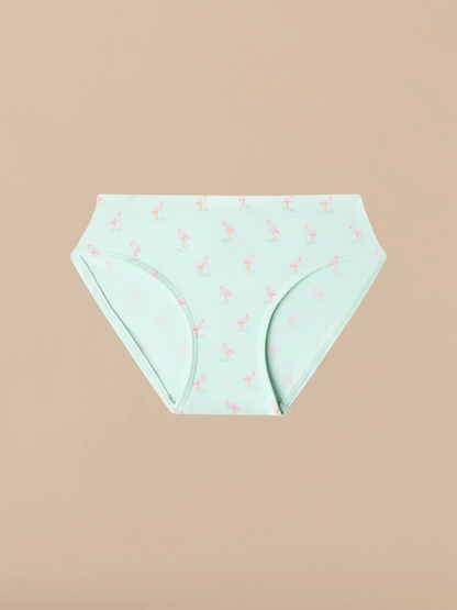 UltraModal™ Kids FeelFree Girls Bikini Brief 6-Pack | Flamingo Pond Pack