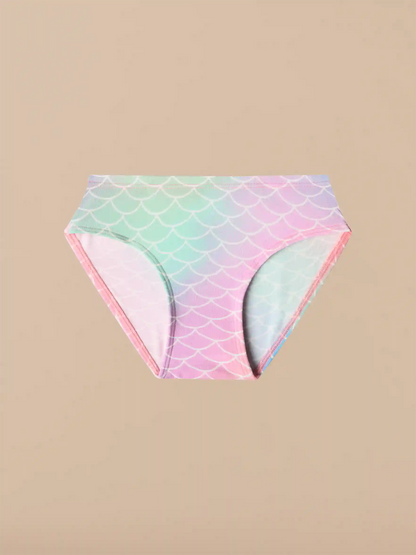 UltraModal™ Kids FeelFree Girls Bikini Brief 6-Pack | Seashore Heart Pack