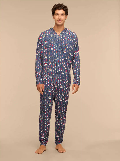 Men's UltraModal™ Onesie |  Penguin Parade