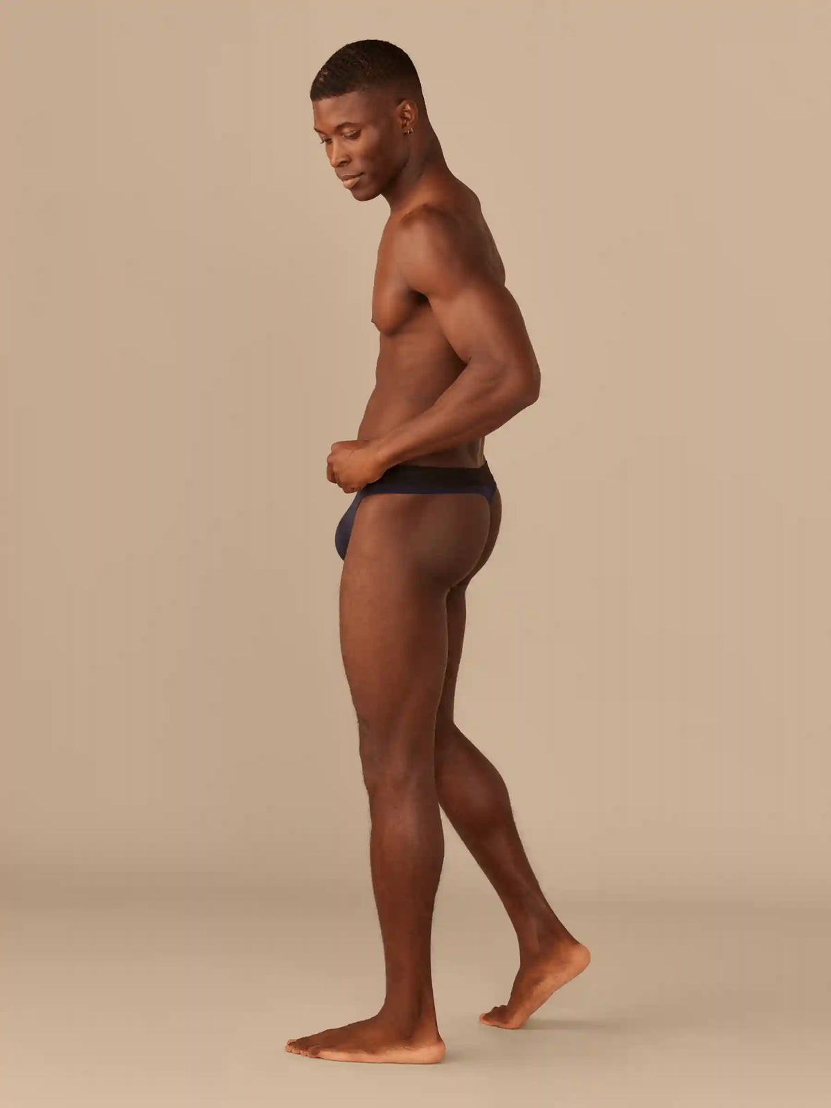UltraModal™ Core Pouch Front Thong | Dark Sapphire