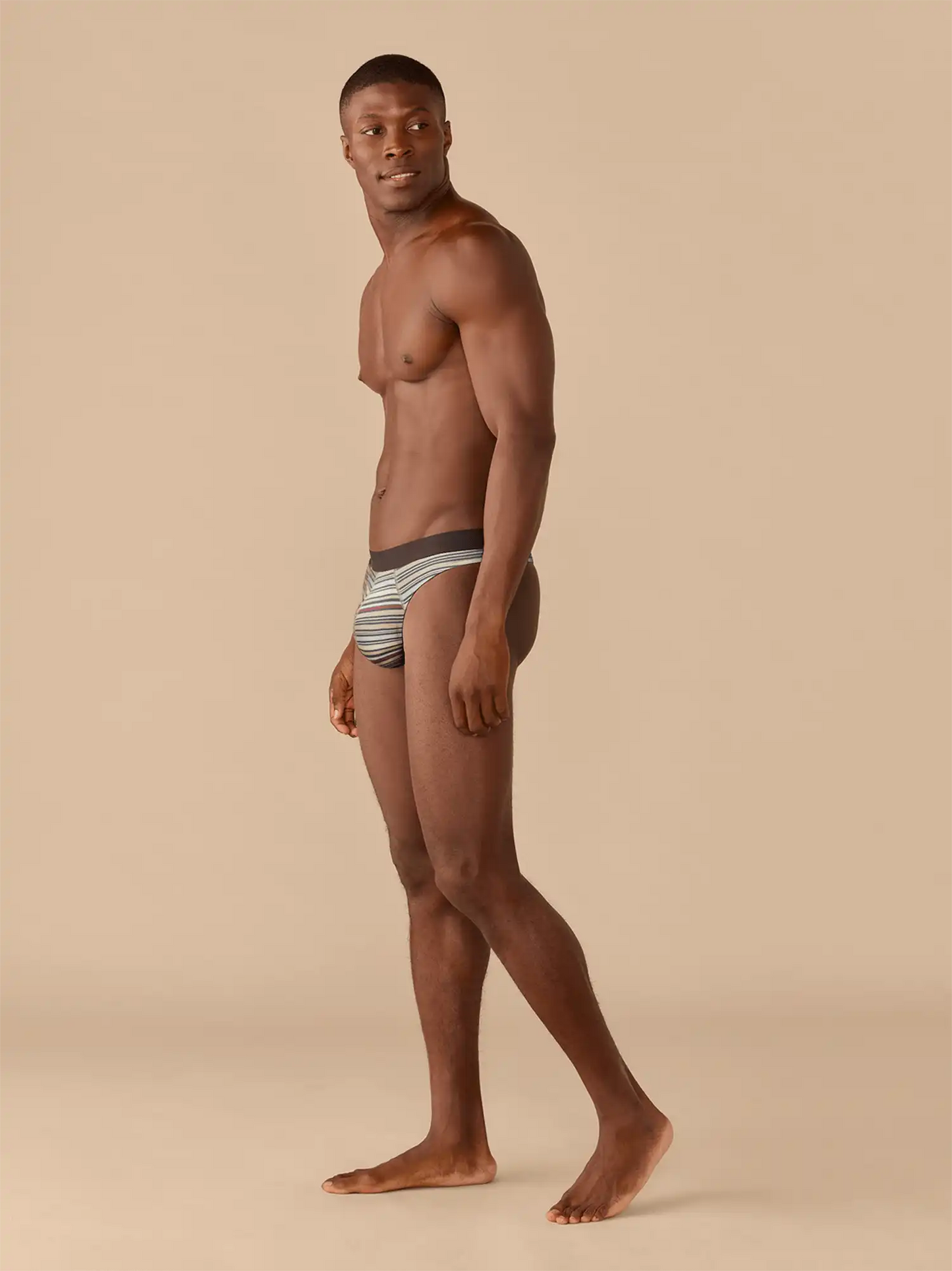 UltraModal™ Core Pouch Front Thong | Sandstorm Stripes