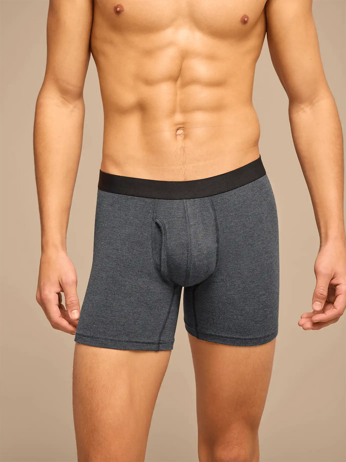 UltraModal™ Core Boxer Brief w/ Fly | Heather Charcoal