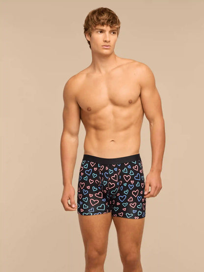 UltraModal™ Core Boxer Brief w/ Fly | Electric Hearts 2.0