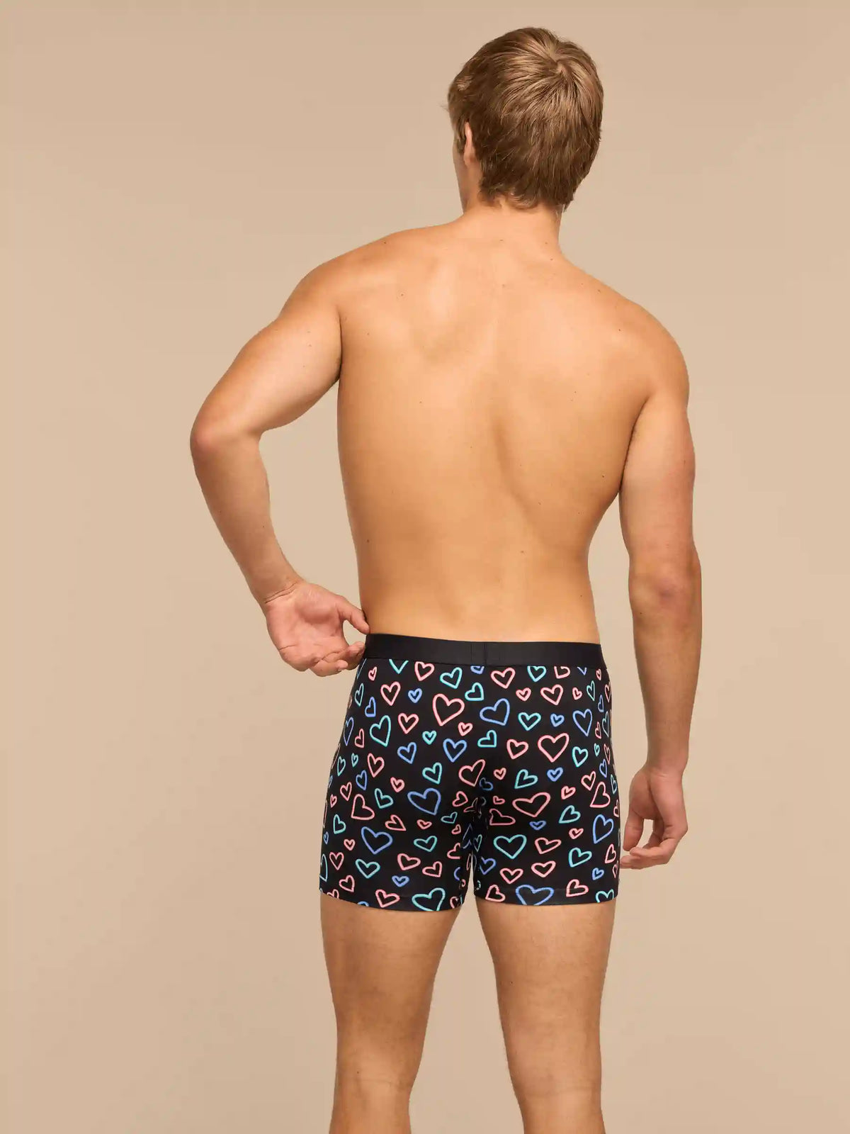 UltraModal™ Core Boxer Brief w/ Fly | Electric Hearts 2.0