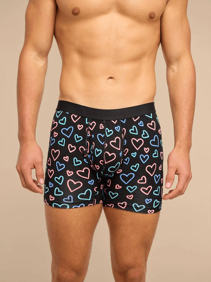 UltraModal™ Core Boxer Brief w/ Fly | Electric Hearts 2.0