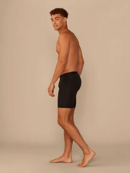 UltraModal™ Core Long Boxer Brief w/ Fly | Black