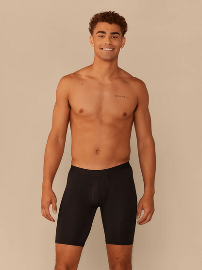 UltraModal™ Core Long Boxer Brief w/ Fly | Black