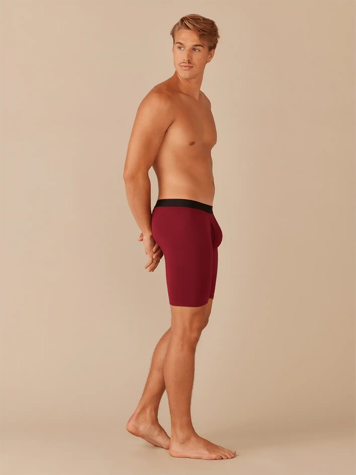 UltraModal™ Core Long Boxer Brief w/ Fly | Cabernet