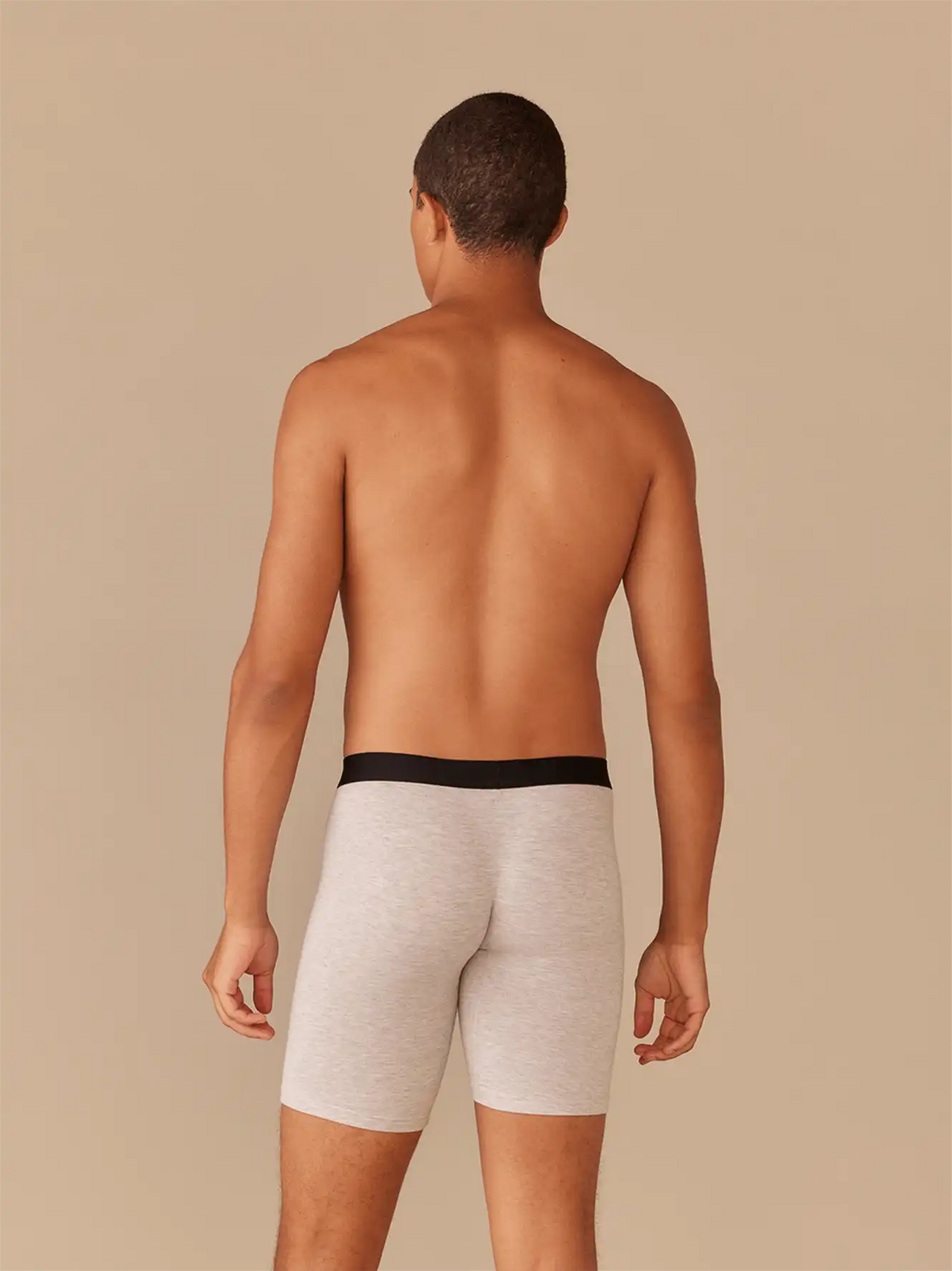 UltraModal™ Core Long Boxer Brief w/ Fly | Heather Grey