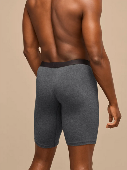 UltraModal™ Core Long Boxer Brief w/ Fly | Heather Charcoal
