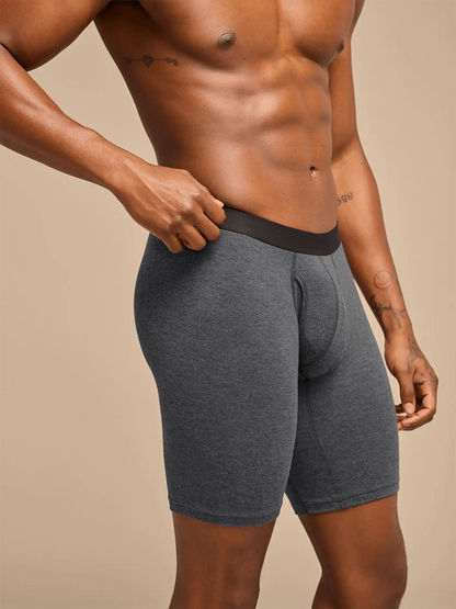 UltraModal™ Core Long Boxer Brief w/ Fly 3-Pack | Grey Tide Pack