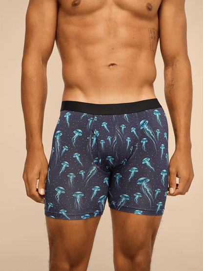UltraModal™ Core Ball Caddy Boxer Brief w/ Fly | Starry Jellies