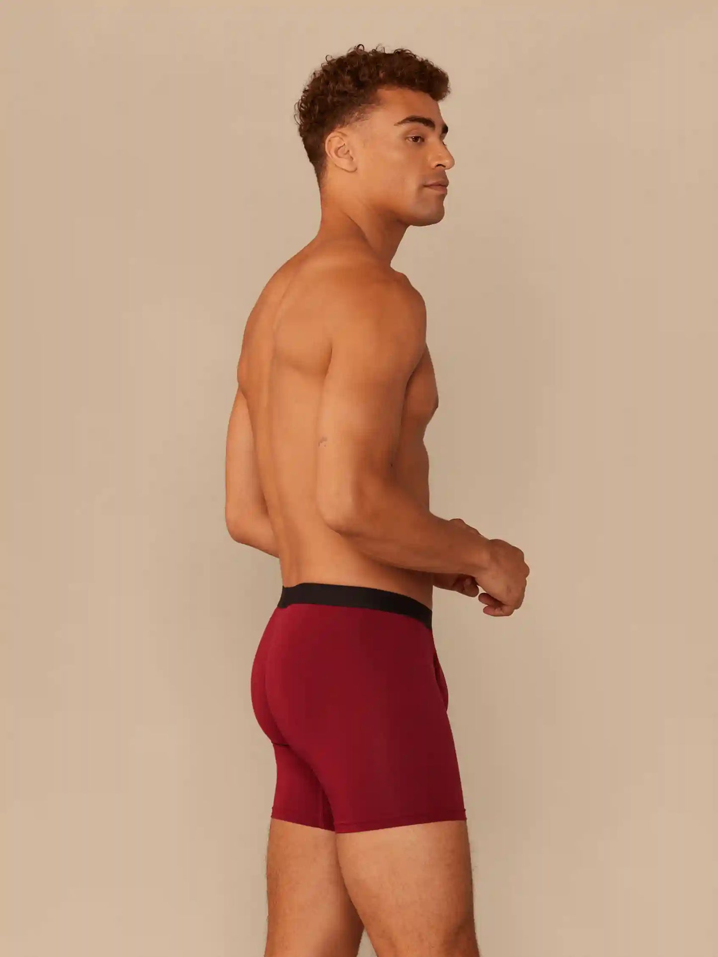 UltraModal™ Core Ball Caddy™ Boxer Brief w/ Fly | Cabernet