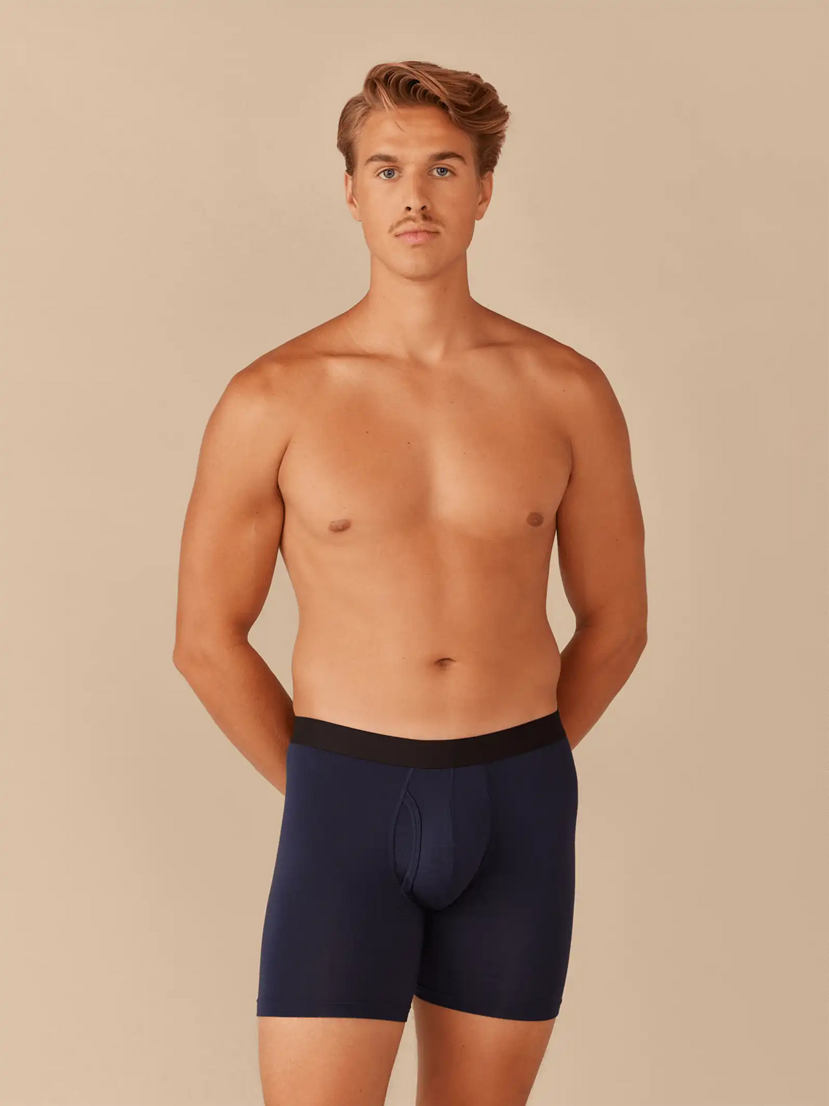 UltraModal™ Core Ball Caddy™ Boxer Brief w/ Fly | Dark Sapphire