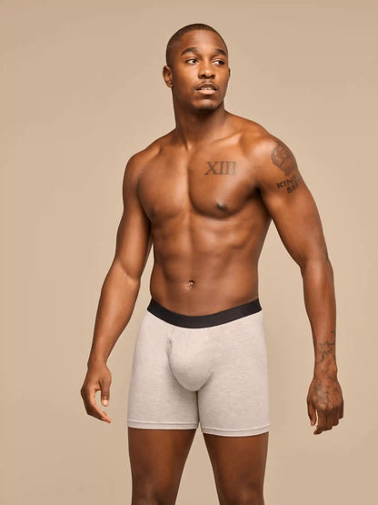 UltraModal™ Core Ball Caddy™ Boxer Brief w/ Fly | Heather Grey