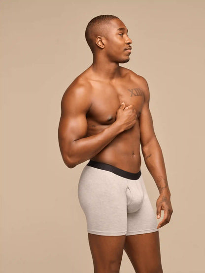 UltraModal™ Core Ball Caddy™ Boxer Brief w/ Fly | Heather Grey