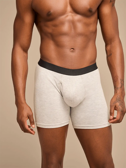 UltraModal™ Core Ball Caddy™ Boxer Brief w/ Fly | Heather Grey