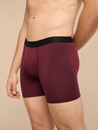 UltraModal™ Core Ball Caddy™ Boxer Brief w/ Fly | Heather Plum