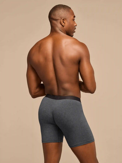 UltraModal™ Core Ball Caddy™ Boxer Brief w/ Fly | Heather Charcoal