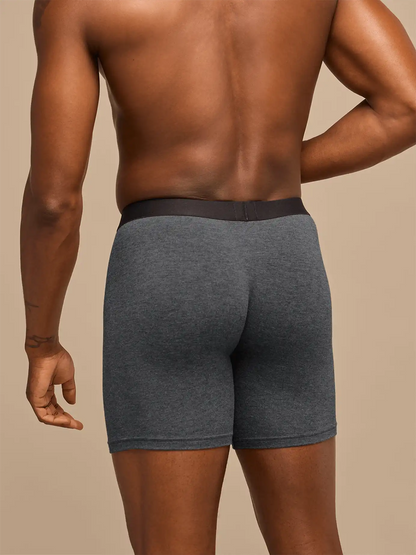 UltraModal™ Core Ball Caddy™ Boxer Brief w/ Fly | Heather Charcoal
