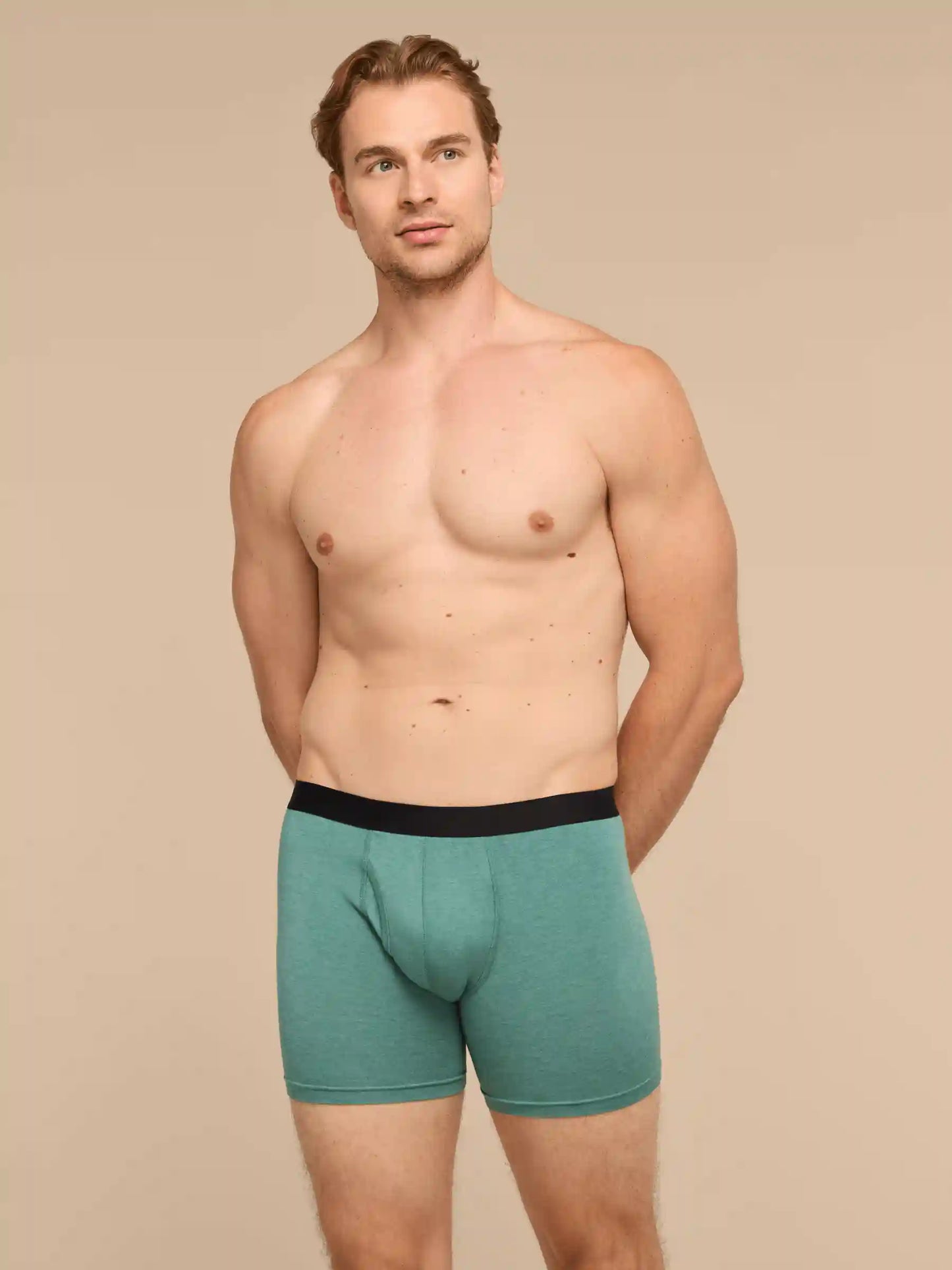 UltraModal™ Core Ball Caddy™ Boxer Brief w/ Fly | Heather Jade