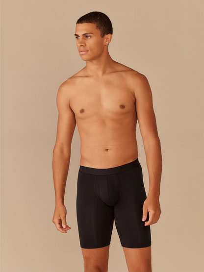 UltraModal™ Core Ball Caddy™ Long Boxer Brief w/ Fly | Black