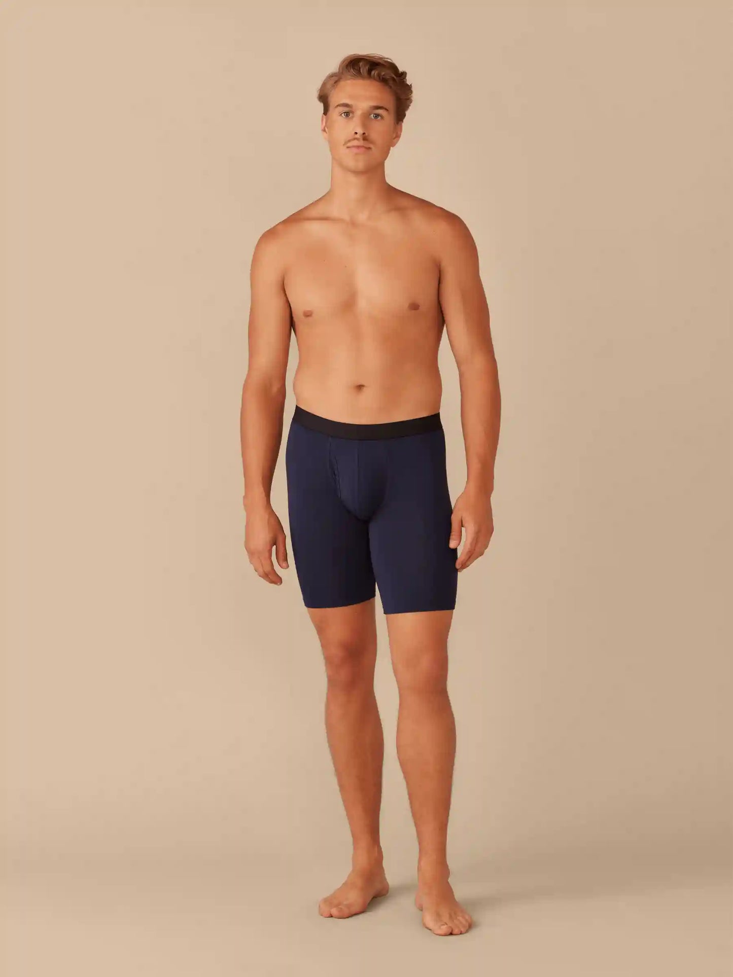 UltraModal™ Core Ball Caddy™ Long Boxer Brief w/ Fly | Dark Sapphire