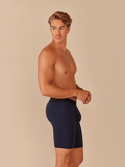 UltraModal™ Core Ball Caddy™ Long Boxer Brief w/ Fly | Dark Sapphire