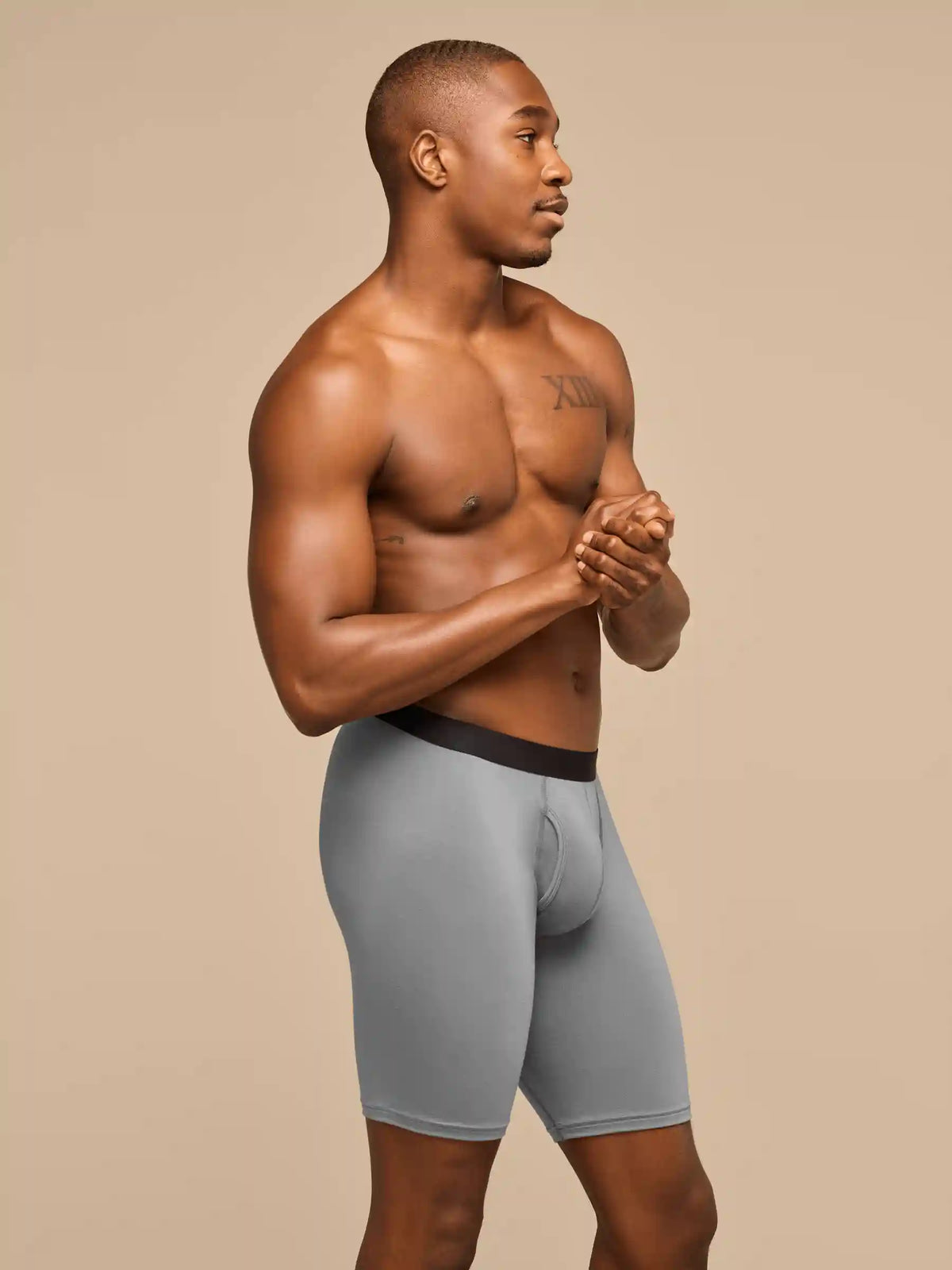 UltraModal™ Core Ball Caddy™ Long Boxer Brief w/ Fly | Tidal