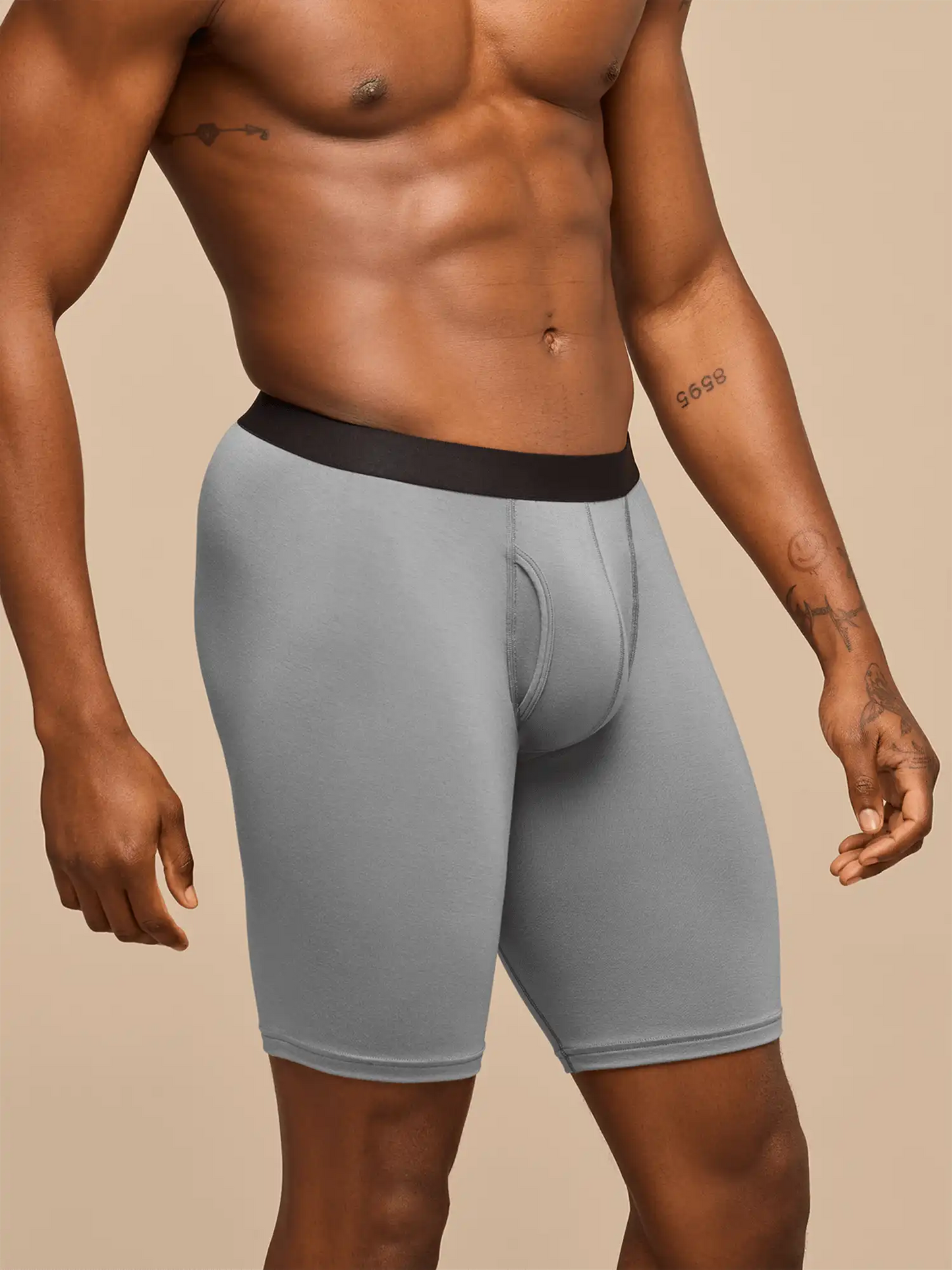UltraModal™ Core Ball Caddy™ Long Boxer Brief w/ Fly | Heather Jade