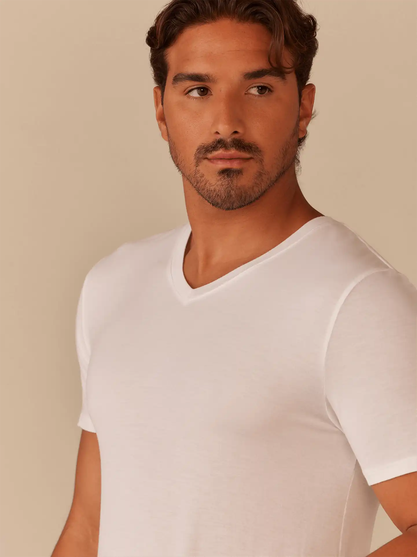 UltraModal™ Lightweight V-Neck Undershirt | White