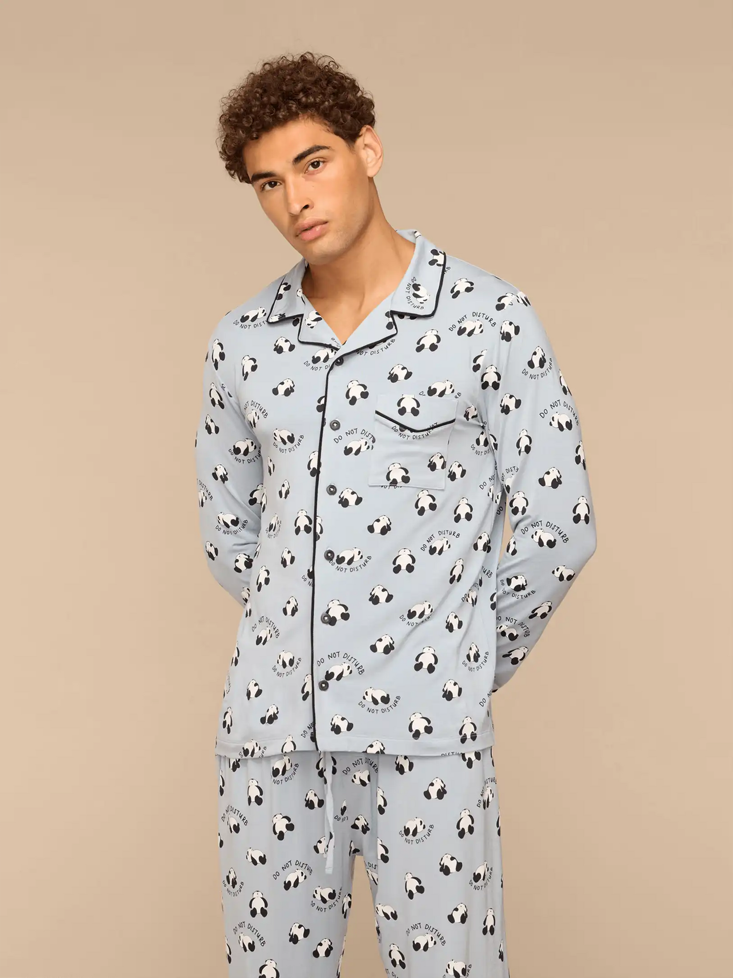 UltraModal™ Long Sleeve PJ Set - Men's | Do Not Disturb
