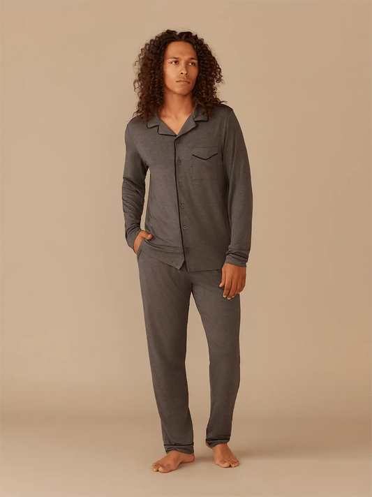 UltraModal™ Long Sleeve PJ Set - Men's | Heather Charcoal