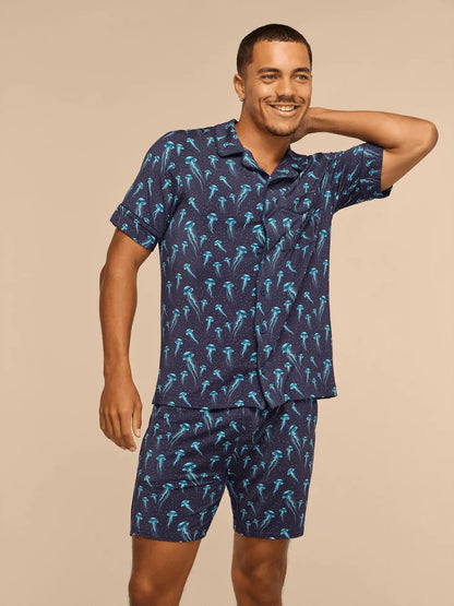 UltraModal™ Short Sleeve PJ Set - Men's | Starry Jellies