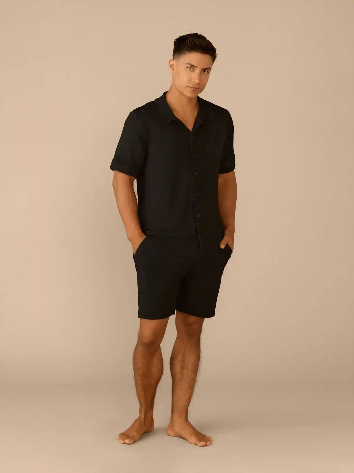 UltraModal™ Short Sleeve PJ Set - Men's | Black