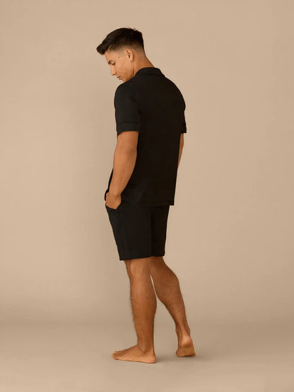 UltraModal™ Short Sleeve PJ Set - Men's | Black