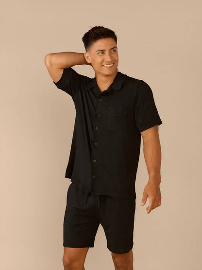 UltraModal™ Short Sleeve PJ Set - Men's | Black