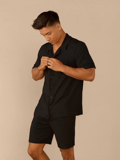 UltraModal™ Short Sleeve PJ Set - Men's | Black