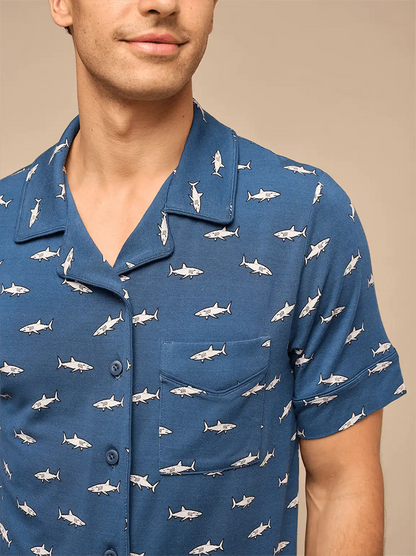UltraModal™ Short Sleeve PJ Set - Men's | Great White