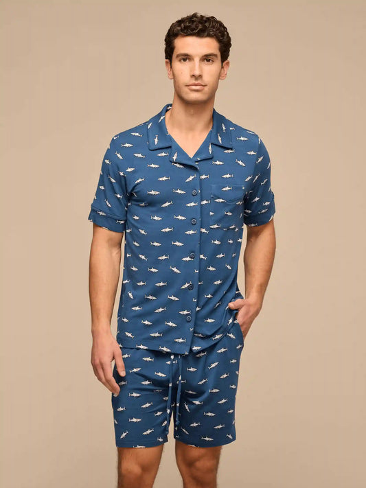 UltraModal™ Short Sleeve PJ Set - Men's | Great White