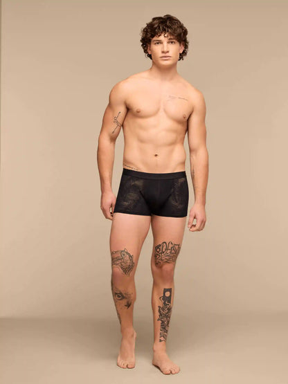 All Over Lace Trunk | Black Feather
