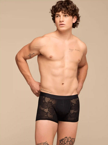 All Over Lace Trunk | Black Hearts